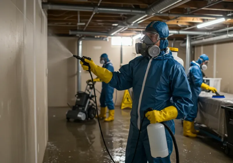 Basement Sanitization and Antimicrobial Treatment process in Niland, CA